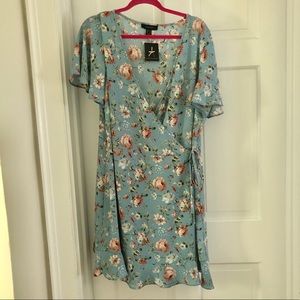 Floral Wrap Dress
